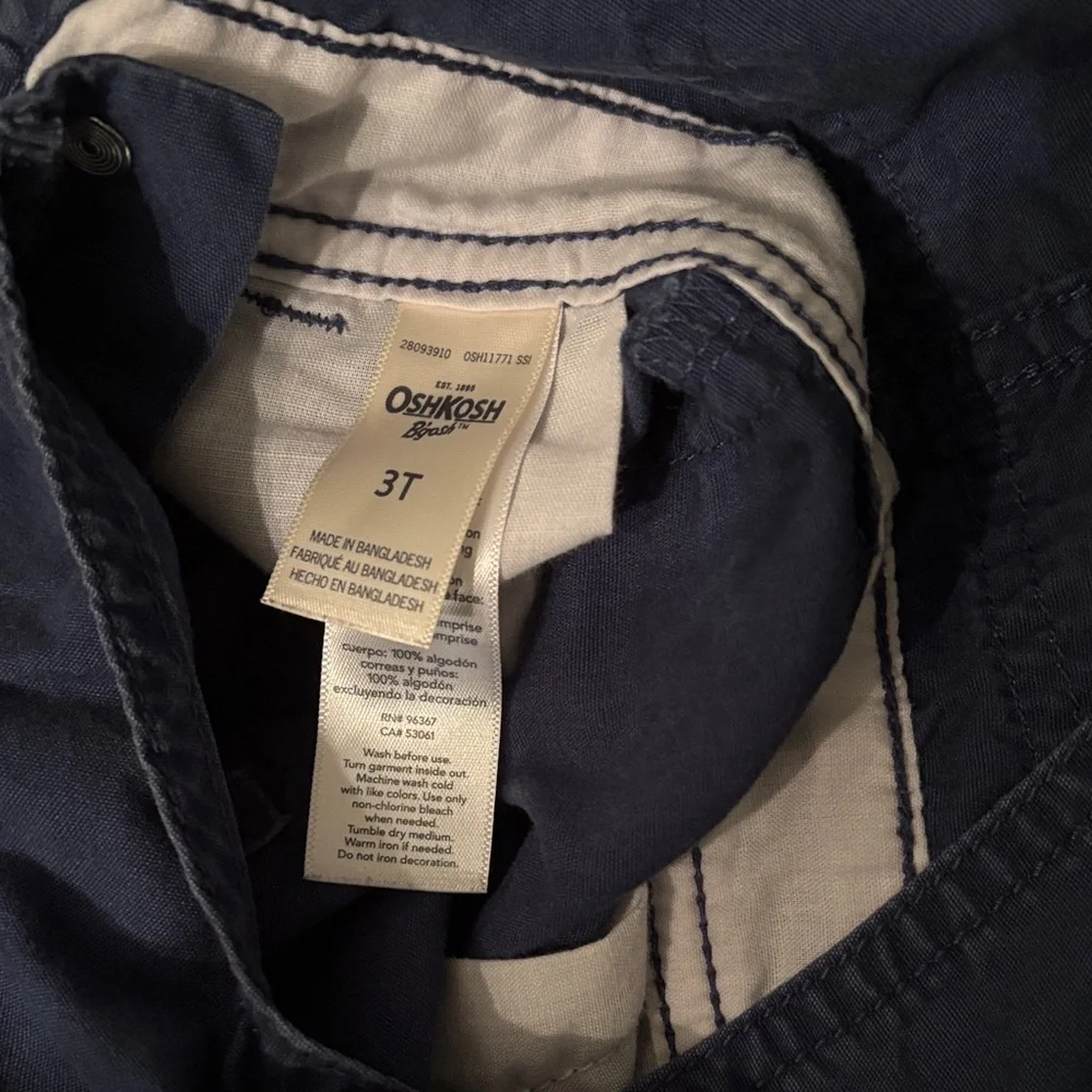 OshKosh B'gosh Dark Blue Kids Overalls